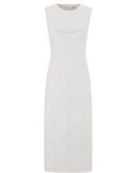 Max Mara Sportmax Razza Sleeveless Midi Dress - Naturel
