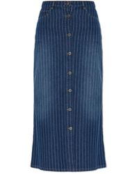 Munthe - Rokken ,Blauw ,Denim Livono Rok - Lyst