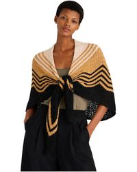 Akep - Openwork Strickschal - Lyst