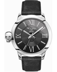 Thomas Sabo - Armbanduhr rebel with karma 46 mm armband leder wa0296-218-203-46 mm - Lyst