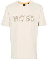 BOSS - Ocean t-shirt 100% baumwolle designers code - Lyst