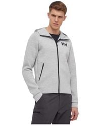 Helly Hansen - Fitness ,Grijs ,Hp Ocean Fz Jacket 2.0 - Lyst
