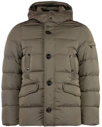 Moorer - Gefütterte jacke mit kapuze und taschen - Lyst