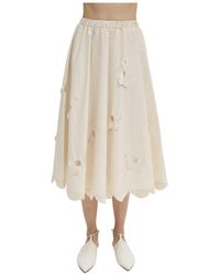 MEIMEIJ - Midi Skirts - Lyst