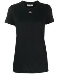 Vivienne Westwood - Camiseta de algodón con logo orb - Lyst