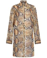 Roberto Cavalli - Jassen ,Bruin ,Damesjurk - Lyst