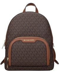 Michael Kors - Brown Fabric Backpack - Lyst
