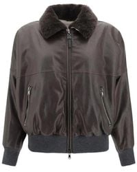 Brunello Cucinelli - Faux Fur & Shearling Jackets - Lyst