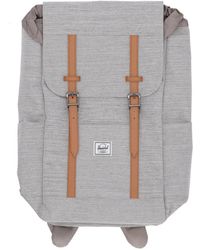 Herschel Supply Co. - Tassen ,Grijs ,Polyester Lichtgrijze Crosshatch Rugzak Met Laptopvak - Lyst