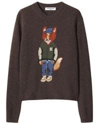 Maison Kitsuné - Round-Neck Knitwear - Lyst