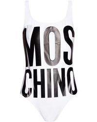 Moschino - Badmode ,Wit ,Eendelig Badpak - Lyst