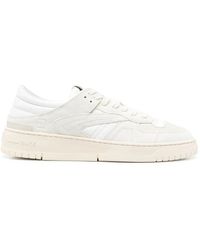 Date - Schoenen ,Wit ,Leer Torneo Collar Natural - Lyst