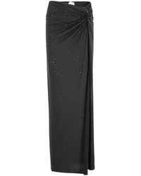 ANDAMANE - Maxi Rok Met Kristallen - Lyst