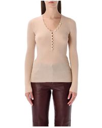 Chloé - V-Neck Knitwear - Lyst