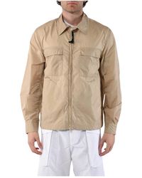 Aspesi - Camicia giacca in nylon con zip - Lyst