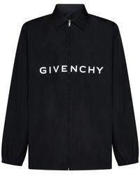 Givenchy - Schwarze ss24 hemden - Lyst