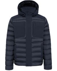 Colmar - Jassen ,Blauw ,Blauwe Donsjas Extra Slim Fit - Lyst