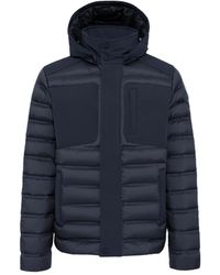 Colmar - Jassen ,Blauw ,Blauwe Donsjas Extra Slim Fit - Lyst