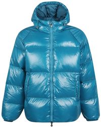 Pyrenex - Jassen ,Blauw ,Leer Sten Down Jacket - Lyst