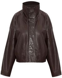 AllSaints - Ryder Leren Jas - Lyst