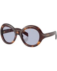 Prada - D08Su Ronde Zonnebril - Lyst