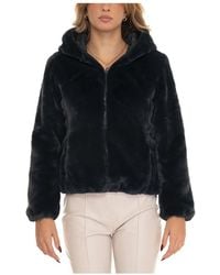 Save The Duck - Wendbare Kurze Harrington-Jacke Mit Kapuze - Lyst