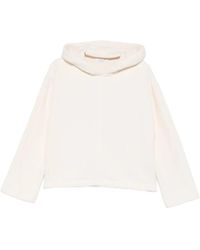 Max Mara - Hoodies & Sweatvesten ,Wit ,Katoen Pere Hooded Sweatshirt - Lyst