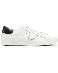 Philippe Model - Schoenen ,Wit ,Katoen Prsx Lage Sneakers - Lyst