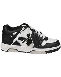 Off-White c/o Virgil Abloh - Weiße schwarze büro sneakers - Lyst