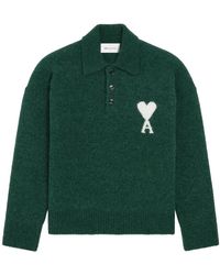 Ami Paris - Ami De Coeur Polo Pullover - Lyst