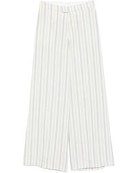 Berwich - Broeken ,Blauw ,Nina Wijde Broek - Lyst
