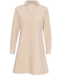Part Two - Französische eiche kleid mit v-ausschnitt - Lyst