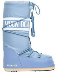 Moon Boot - Wasserabweisende schneestiefel mit kordelzugbund - Lyst