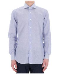Barba Napoli - Camicia Sartoriale Bacchettata - Lyst
