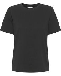Gestuz - Tops ,Zwart ,Zwarte Tee Met Jory Gz Stijl - Lyst