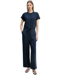 Joop! - Jumpsuits & Playsuits ,Blauw ,Lyocell Jumpsuit - Lyst