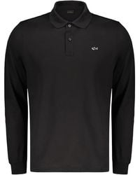 Paul & Shark - Polo-Shirt Aus Baumwolle Mit Logo-Detail - Lyst