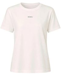MEIMEIJ - T-Shirt Met Ronde Hals - Lyst