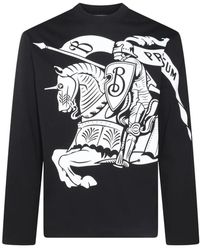 Burberry - Long Sleeve T-Shirts - Lyst