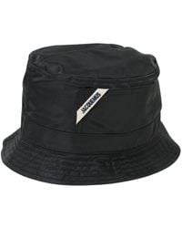 Jacquemus - Schwarzer Bucket Hat Frau Stilvolles Accessoire - Lyst