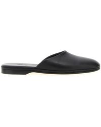 Brioni - Leder Sabots - Lyst