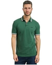 HUGO - Tops ,Groen ,Katoen Paddy Polo - Lyst