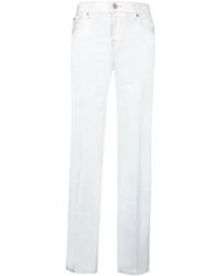 7 For All Mankind - Weiße Jeans Für Frauen - Lyst