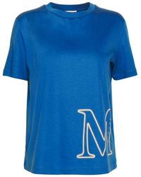 Max Mara - Blaue t-shirts und polos mit monviso - Lyst