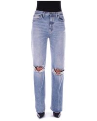 Dondup - Denim jeans mit logo hintertasche - Lyst