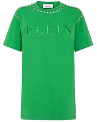 Philipp Plein - T-Shirt Round Neck Ss Stones - Lyst