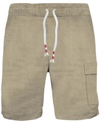 Mc2 Saint Barth - Leinen bermuda shorts verschiedene farben - Lyst