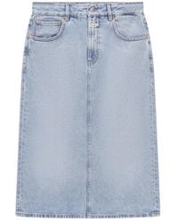 Closed - Rokken ,Blauw ,Denim Denim Rok Met Rits - Lyst