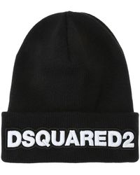 DSquared² - Wool Beanie - Lyst