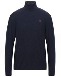 Refrigiwear - Blauwe Coltrui Trui - Lyst